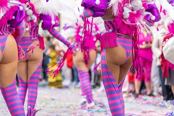Carnaval Carnaval Participantes Festival Desfile Cidade Loulé Portugal — Fotografia de Stock