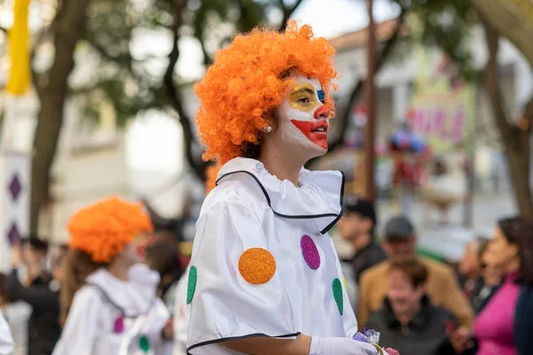 Loule Portugal 23Th February 2023 Colorful Carnival Carnaval Parade Festival — стокове фото