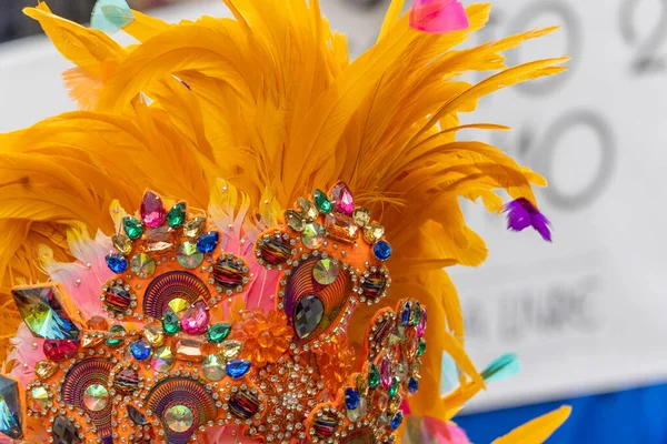 Loule City Portekiz Deki Renkli Karnaval Karnaval Festival Katılımcıları — Stok fotoğraf