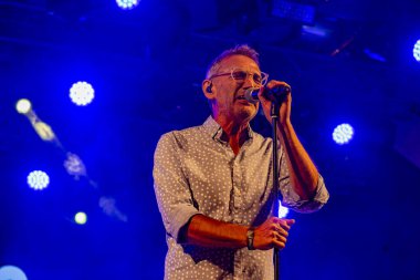 FARO, PORTUGAL: 8. SEPTEMBER, 2023 - Müzik grubu Jafumega, Portekiz 'in Faro kentinde düzenlenen büyük bir festival olan F festivalinde sahne aldı..