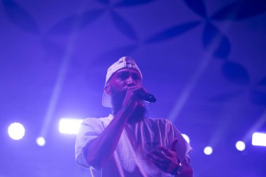 FARO, PORTUGAL: 9. SEPTEMBER, 2023 - Müzik grubu, Kappa Jotta, Portekiz 'in Faro kentinde düzenlenen büyük bir festival olan F festivalinde sahne aldı..