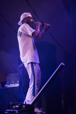 FARO, PORTUGAL: 9. SEPTEMBER, 2023 - Müzik grubu, Kappa Jotta, Portekiz 'in Faro kentinde düzenlenen büyük bir festival olan F festivalinde sahne aldı..