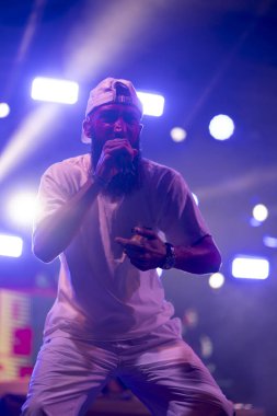 FARO, PORTUGAL: 9. SEPTEMBER, 2023 - Müzik grubu, Kappa Jotta, Portekiz 'in Faro kentinde düzenlenen büyük bir festival olan F festivalinde sahne aldı..