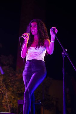 FARO, PORTUGAL: 9 Eylül 2023 - Portekiz 'in Faro kentinde düzenlenen büyük bir festival olan F Müzik Festivali' nde çok sayıda müzisyenden Jam Sessions.
