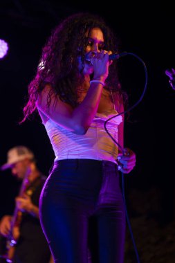 FARO, PORTUGAL: 9 Eylül 2023 - Portekiz 'in Faro kentinde düzenlenen büyük bir festival olan F Müzik Festivali' nde çok sayıda müzisyenden Jam Sessions.