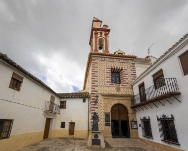Ronda, İspanya - 20 Ekim 2023: İglesia Virgen de la Paz İspanya 'nın Endülüs kasabasında yer almaktadır..