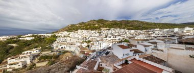 Endülüs 'ün güzel ve büyüleyici beyaz köyü Mijas' ta. İspanya