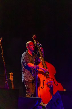 FARO, PORTUGAL: 7 Eylül 2023 - Müzik grubu, Club Makumba, Portekiz 'in Faro kentinde düzenlenen büyük bir festival olan F festivalinde sahne aldı..