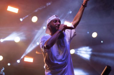 FARO, PORTUGAL: 9. SEPTEMBER, 2023 - Müzik grubu, Kappa Jotta, Portekiz 'in Faro kentinde düzenlenen büyük bir festival olan F festivalinde sahne aldı..