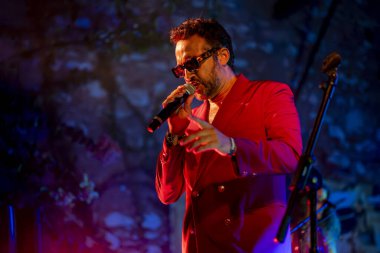 FARO, PORTUGAL: 9 Eylül 2023 - Portekiz 'in Faro kentinde düzenlenen büyük bir festival olan F Müzik Festivali' nde çok sayıda müzisyenden Jam Sessions.