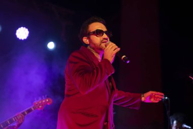 FARO, PORTUGAL: 9 Eylül 2023 - Portekiz 'in Faro kentinde düzenlenen büyük bir festival olan F Müzik Festivali' nde çok sayıda müzisyenden Jam Sessions.