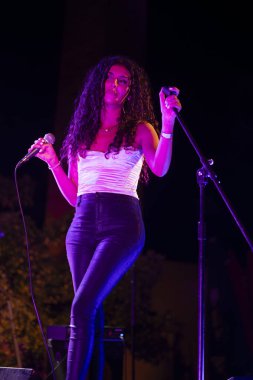 FARO, PORTUGAL: 9 Eylül 2023 - Portekiz 'in Faro kentinde düzenlenen büyük bir festival olan F Müzik Festivali' nde çok sayıda müzisyenden Jam Sessions.