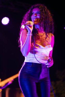 FARO, PORTUGAL: 9 Eylül 2023 - Portekiz 'in Faro kentinde düzenlenen büyük bir festival olan F Müzik Festivali' nde çok sayıda müzisyenden Jam Sessions.