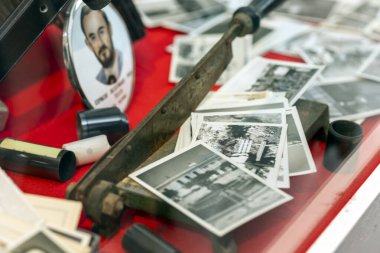 GIBRALEON, SPAIN - 28 HAZİRAN 2024: Centro Olontense de Arte Contemporanea (CODAC) üzerinde Feria Transfronteriza de Arte Contemporanea 'nın 5..