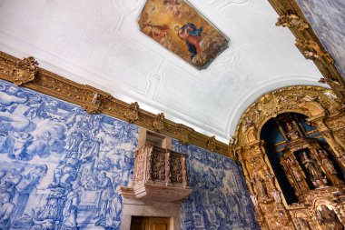Küçük kilisenin içinde Ermida de Nossa Senhora da Conceicao Loule, Algarve, Portekiz