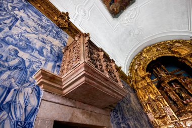 Küçük kilisenin içinde Ermida de Nossa Senhora da Conceicao Loule, Algarve, Portekiz
