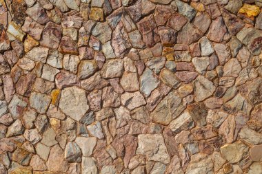 Taş duvar dokusunu kapat.