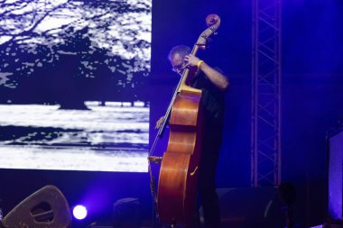 FARO, PORTUGAL: 5 Eylül 2024 - Müzik sanatçısı Camane, Portekiz 'in Faro kentinde düzenlenen büyük bir festival olan F festivalinde sahne aldı..