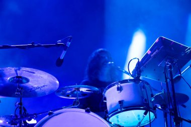 FARO, PORTUGAL: 5 Eylül 2024 - Müzik sanatçısı, Maquina sanatçısı, Portekiz 'in Faro kentinde düzenlenen büyük bir festival olan F festivalinde sahne aldı.