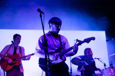 FARO, PORTUGAL: 6 Eylül 2024 - Glockenwise, Portekiz 'in Faro kentinde düzenlenen büyük bir festival olan F festivalinde müzik sanatçısı.