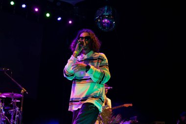 FARO, PORTUGAL: 6 EPTEMBER, 2024 - Müzik sanatçısı Manga Limao, Portekiz 'in Faro kentinde düzenlenen büyük bir festival olan F festivalinde sahne aldı..