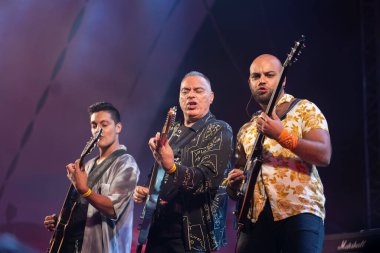 FARO, PORTUGAL: 7 Eylül 2024 - Müzik sanatçısı Iris, Portekiz 'in Faro kentinde düzenlenen büyük bir festival olan F festivalinde sahne aldı.