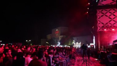 FARO, PORTUGAL: 7 Eylül 2024 - Müzik sanatçısı Pongo, Portekiz 'in Faro kentinde düzenlenen büyük bir festival olan F festivalinde sahne aldı..