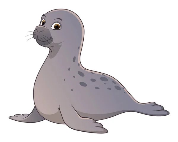 海豹漫画动物图解 — 图库矢量图片