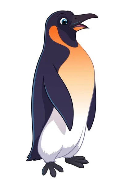 Illustrazione Animale Cartone Animato Pinguino — Vettoriale Stock