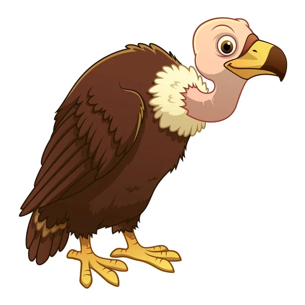 Vulture Cartoon Animal Illustration — Stock Vector