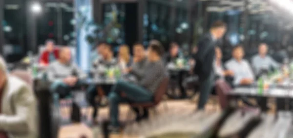 Blurred Image Businesspeople Banquet Business Meeting Event Business Entrepreneurship Events — Stock Photo, Image
