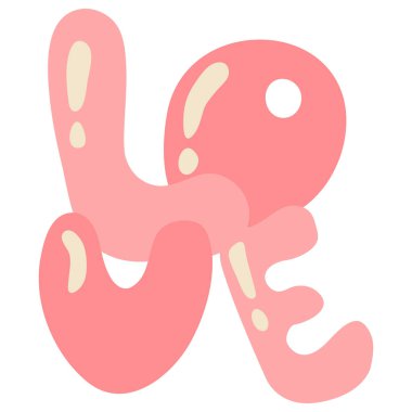 Aşk mektubu. Beyaz arka plan, tecrit. Vektör illüstrasyonu.