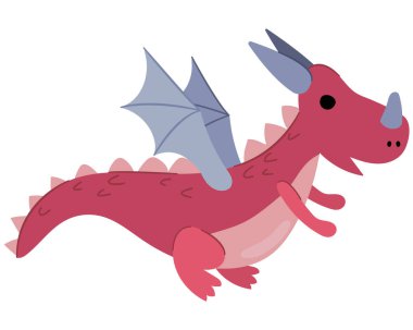 Güzel el çizimi ejderha. 2024 Sembolü.