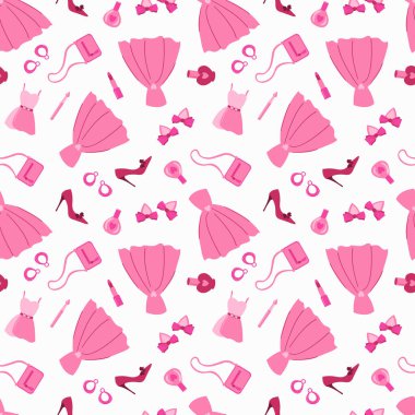 Pembe bebek pürüzsüz desen. Kumaş, tekstil, duvar kağıdı, ambalaj için tasarım.