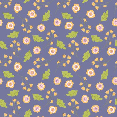 Çiçeksiz desen. Kumaş, tekstil, duvar kağıdı, ambalaj için tasarım