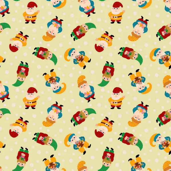 Komik cücelerle kusursuz desen. Tasarımınız için sonsuz dokular