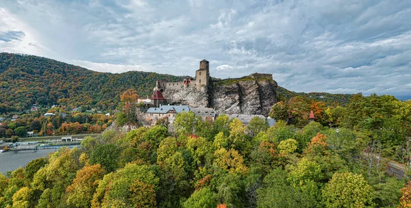 Gothic Castle Strekov Usti Nad Labem Τσεχική Δημοκρατία — Φωτογραφία Αρχείου