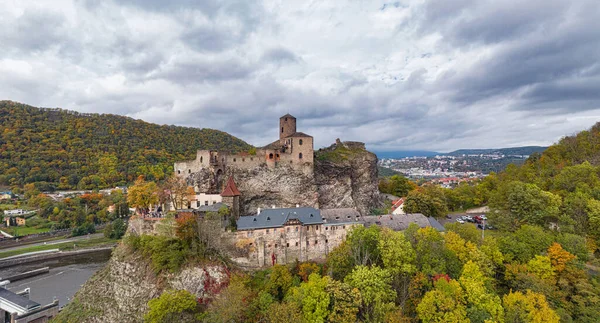 Castello Gotico Strekov Usti Nad Labem Repubblica Ceca — Foto Stock