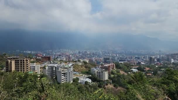 Погляд Місто Каракас Вигляд Міста Венесуела — стокове відео