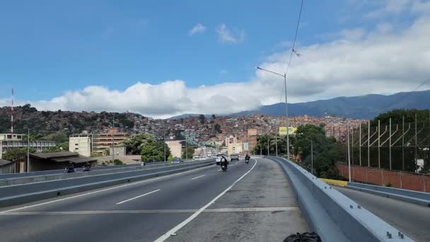 Caracas Venezuela Feb 2023 View Poor Neighborhood Caracas Cover Hills — Video