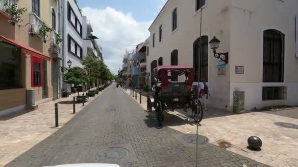 Доминиканская Республика Июля 2023 Года Пов Холодной Зоне Санто Доминго — стоковое видео
