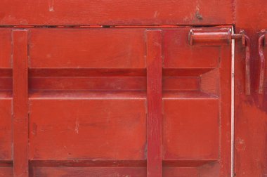 Kullanılan eski kırmızı metal arkaplan dokusu