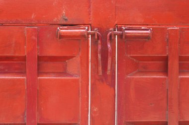 Kullanılan eski kırmızı metal arkaplan dokusu