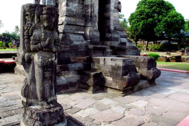 Penataran temple or Palah temple, is a group of Hindu-Sivaist religious temples located in Penataran Village - Indonesia clipart