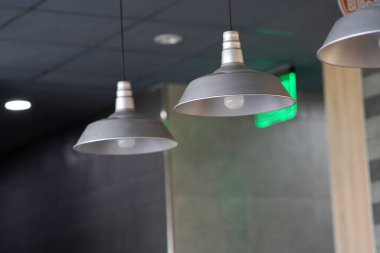 Şık kolye ışıkları modern ve davetkar bir atmosfer yaratıyor. Restoranlar, kafeler ya da çağdaş iç tasarımlar için mükemmel. Gri ve gümüş renkler zarafet ekler.