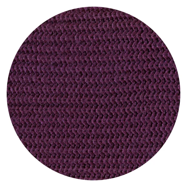 Tissu Motif Laine Tissu Tricoté Main Laine Violette Texture Fond — Photo