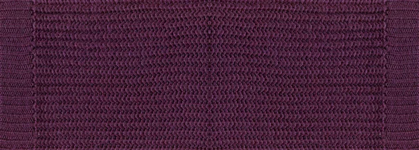 Pattern Fabric Made Wool Handmade Knitted Fabric Purple Wool Background — Stock Photo, Image