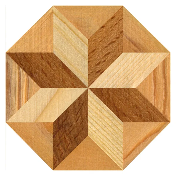 Holzintarsien Muster Aus Der Kombination Verschiedener Hölzer Kiefer Hainbuche Holzboden — Stockfoto