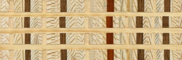 Dřevěné Markety Vzory Vytvořené Kombinace Různých Dřevin Dřevěná Podlaha Parkety — Stock fotografie