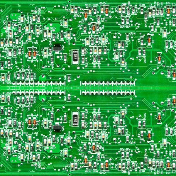 ハイテク電子回路基板 詳細背景ショット — ストック写真